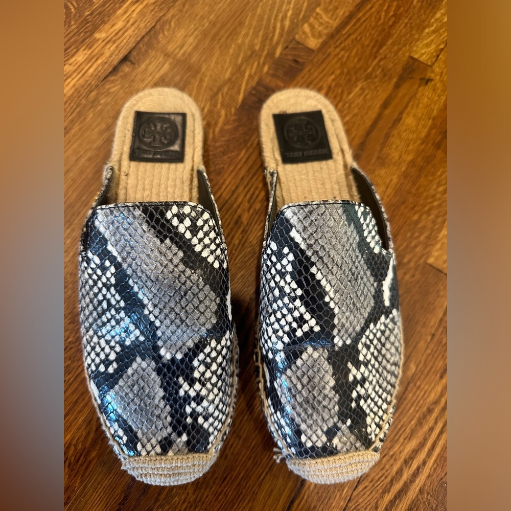 Tory Burch Max Sued Espadrille Slides